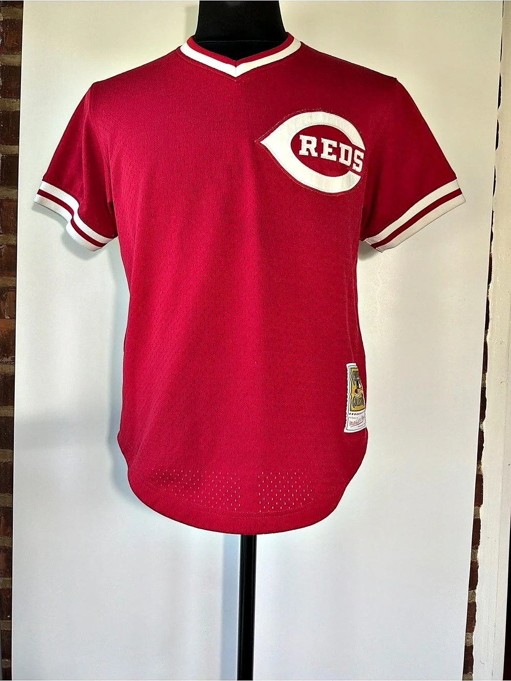 Mitchell & Ness Cincinnati Reds Johnny Bench #5 Stitched Jersey Size Medium
